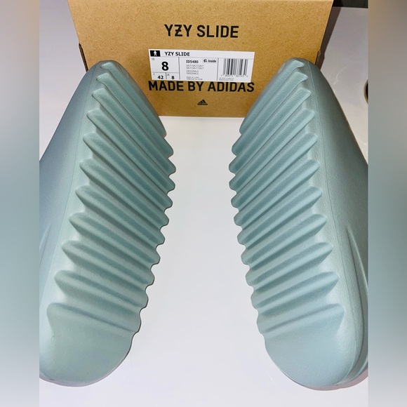 Yeezy Slide - ORIGINALS - New with Tag - 8 US - Unisex - Perfect Condition- Salt - Picture 7 of 8